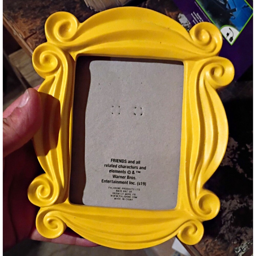 Warner Bros. Friends Yellow 4x6 Rectangular Photo Frame Easel Back Wall Hanger